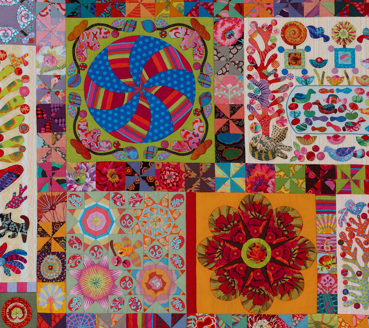 Pandemonium Quilt - Kim Mclean Designs